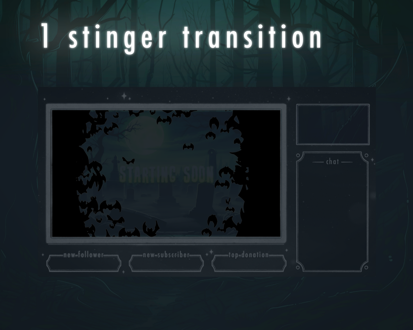 Spooky Graveyard Stream Package