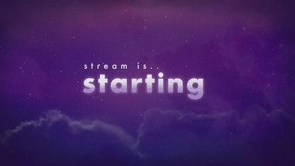 Night Sky Animated Stream Pack