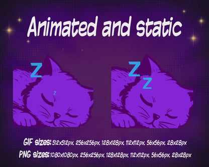 Sleepy Cat Emote