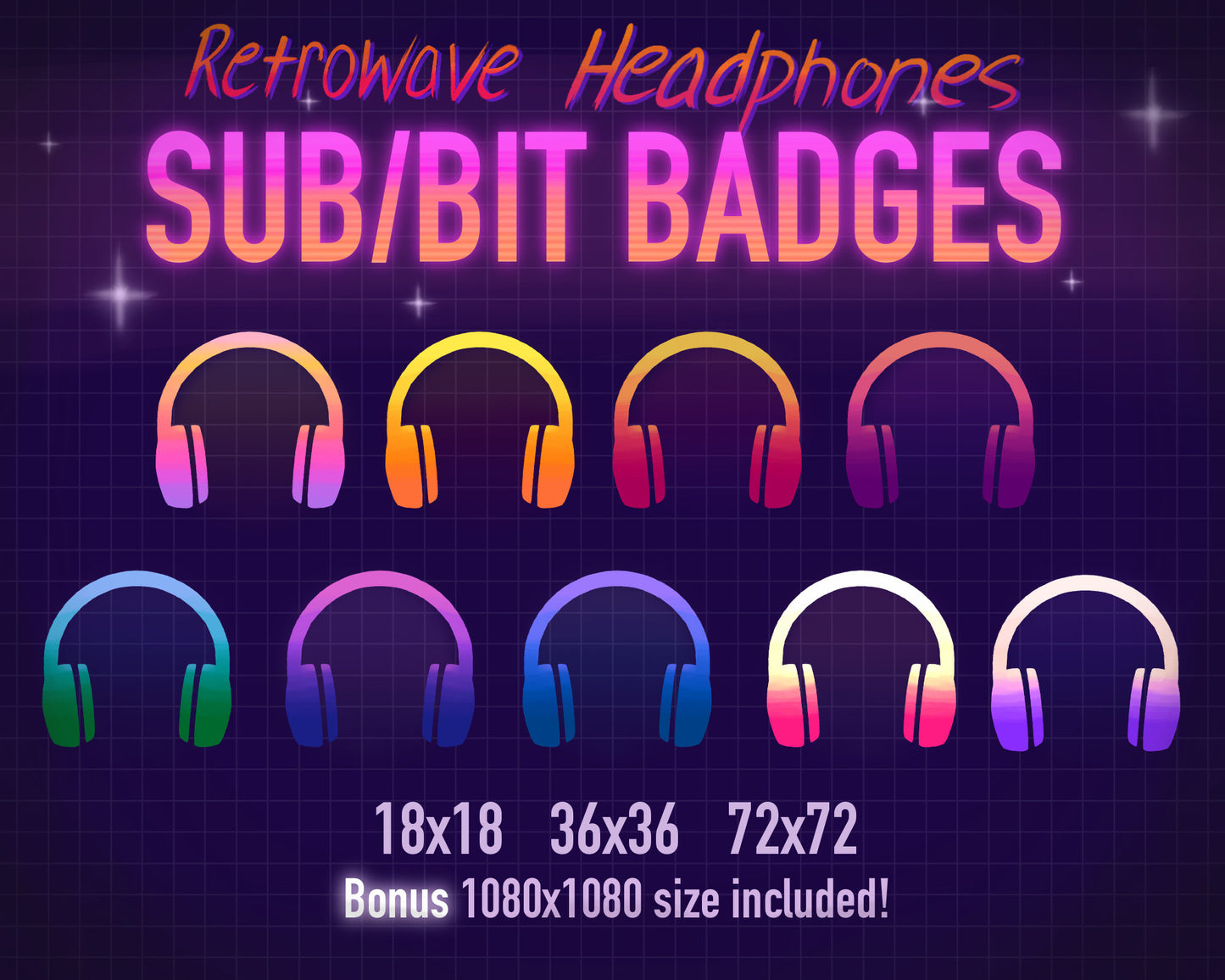 Headphone Badges