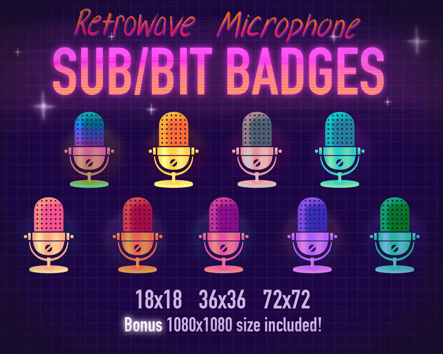 Microphone Badges