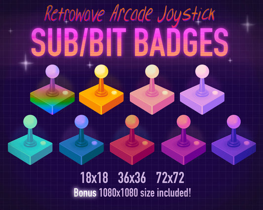 Arcade Joystick Badges