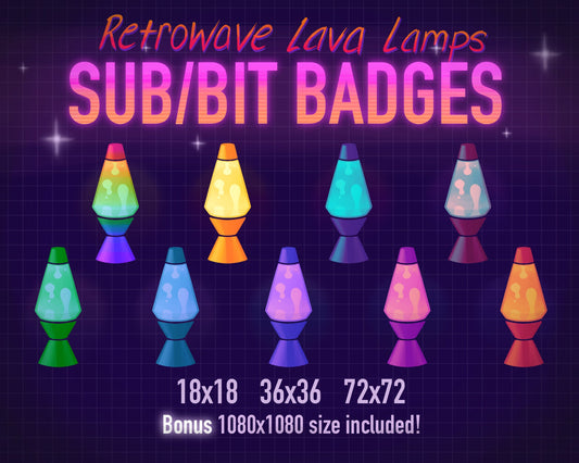 Lava Lamp Badges