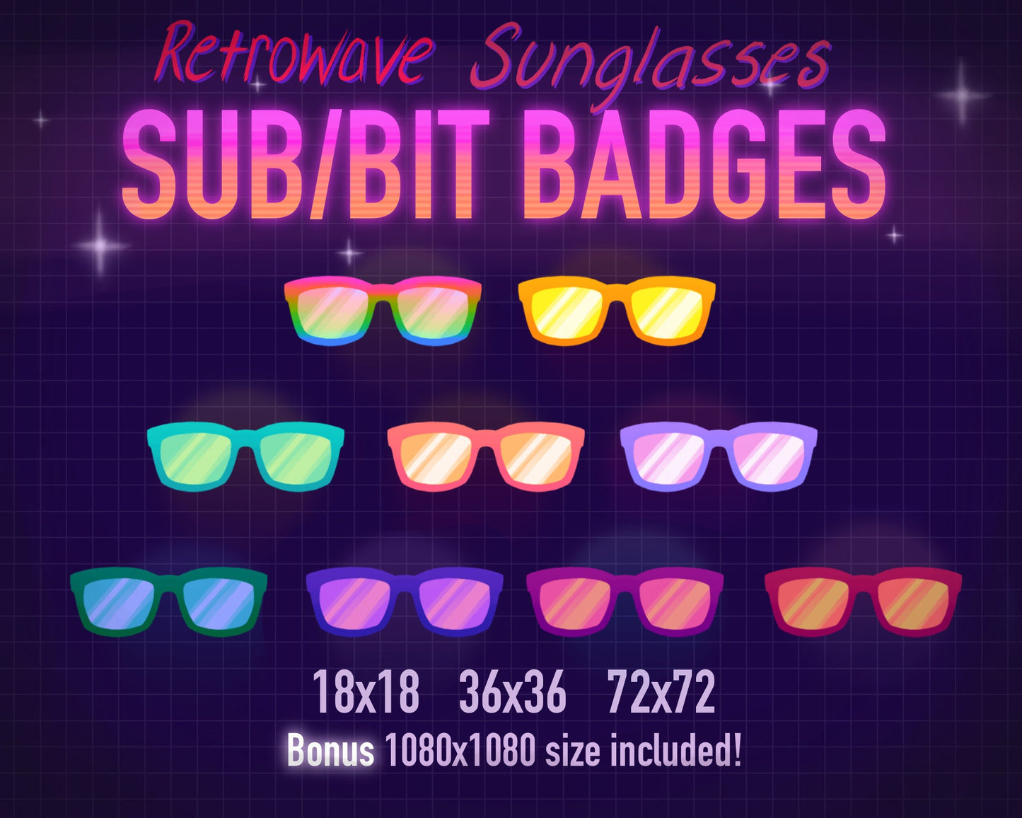 Sunglasses Badges