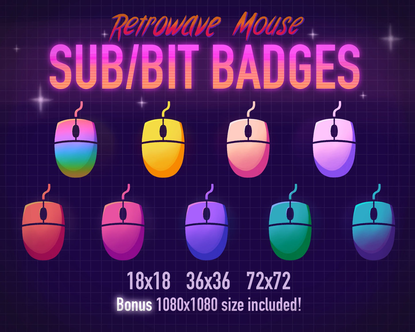 Mouse Badges