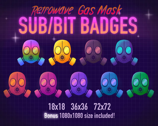 Gas Mask Badges