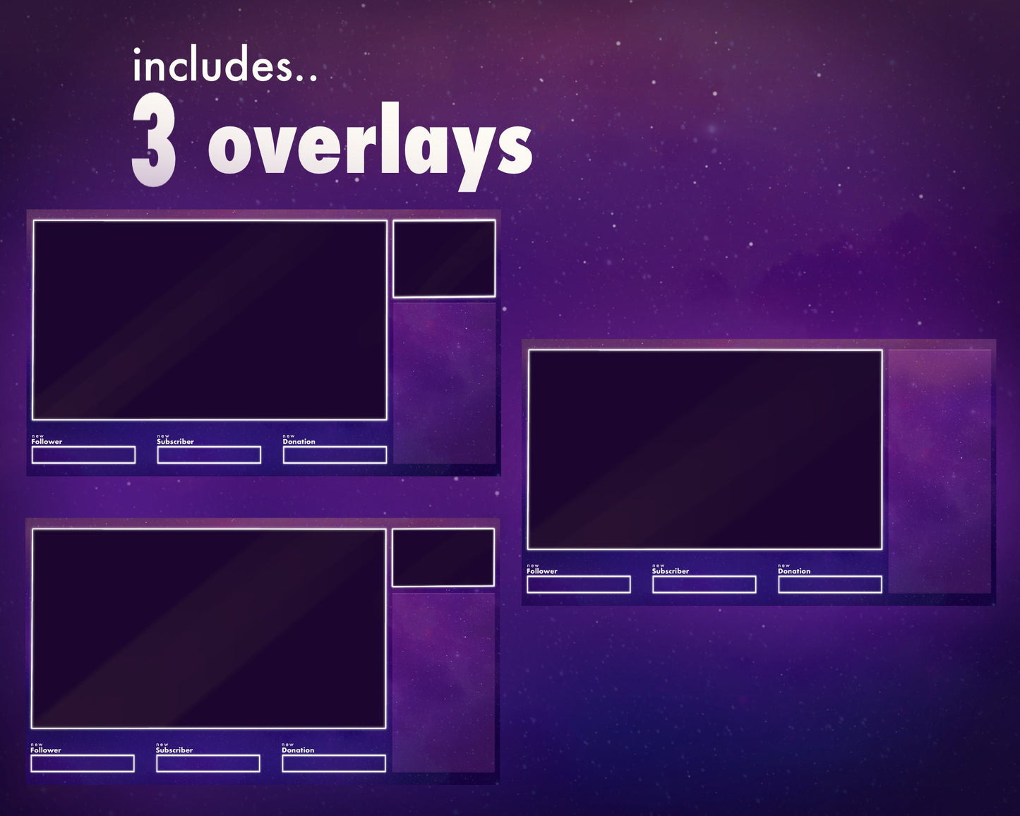 Night Sky Animated Stream Pack