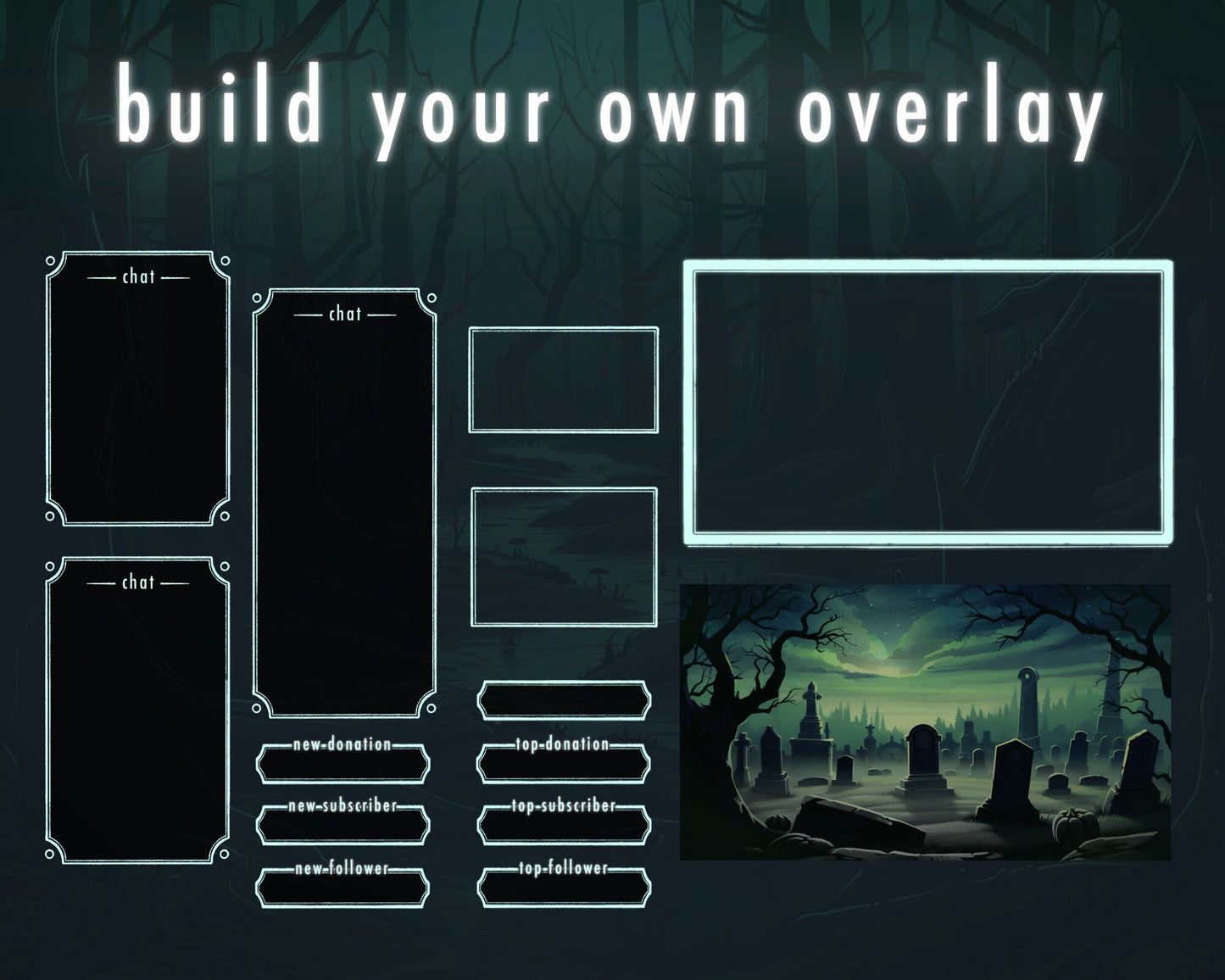 Spooky Graveyard Stream Package